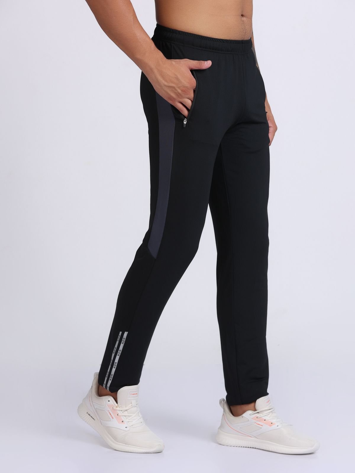 T-Pant NDR Dual Strips Black Good Sportswear
