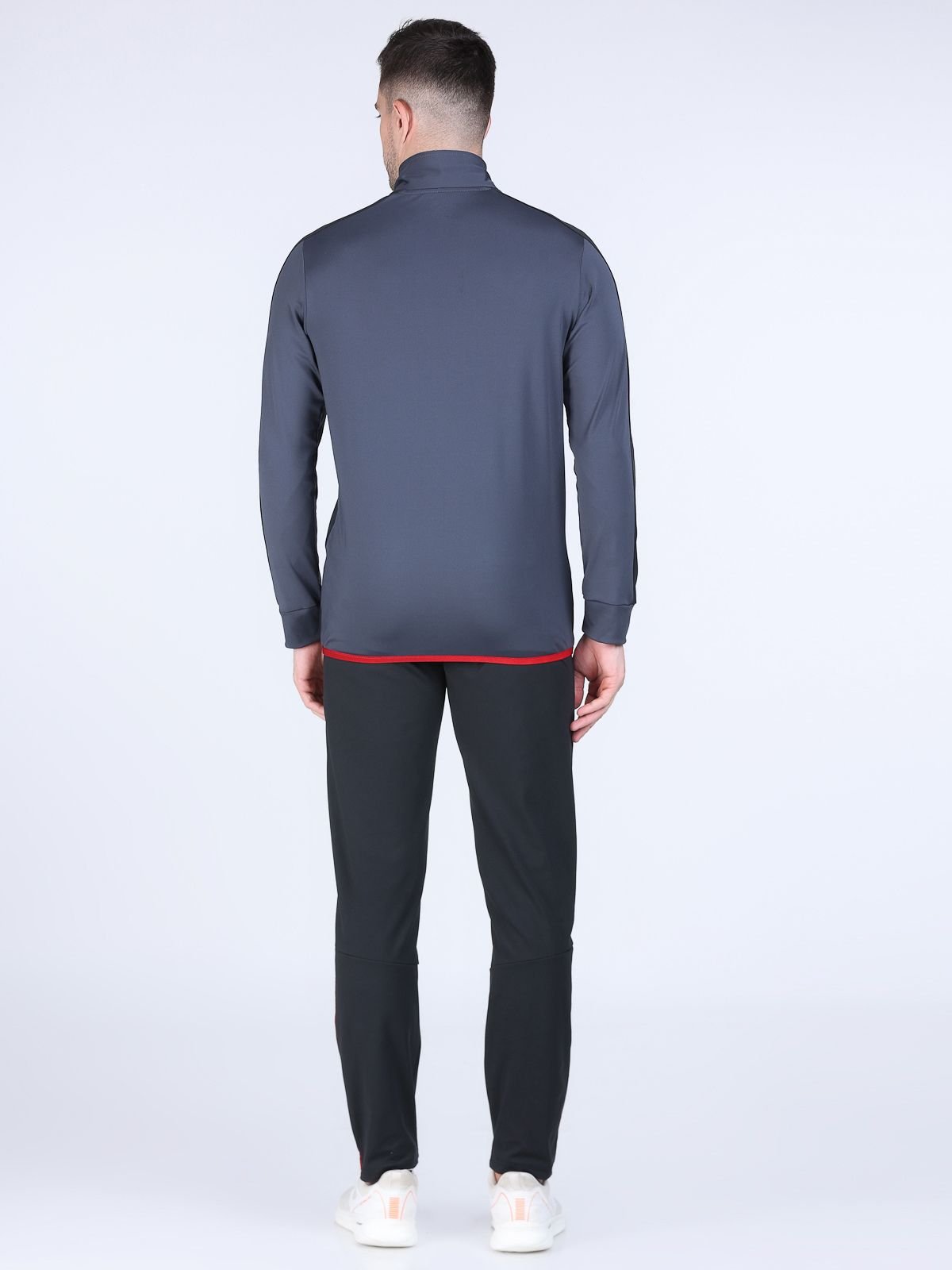 Tracksuit Active Strips Red-Black Best for Running