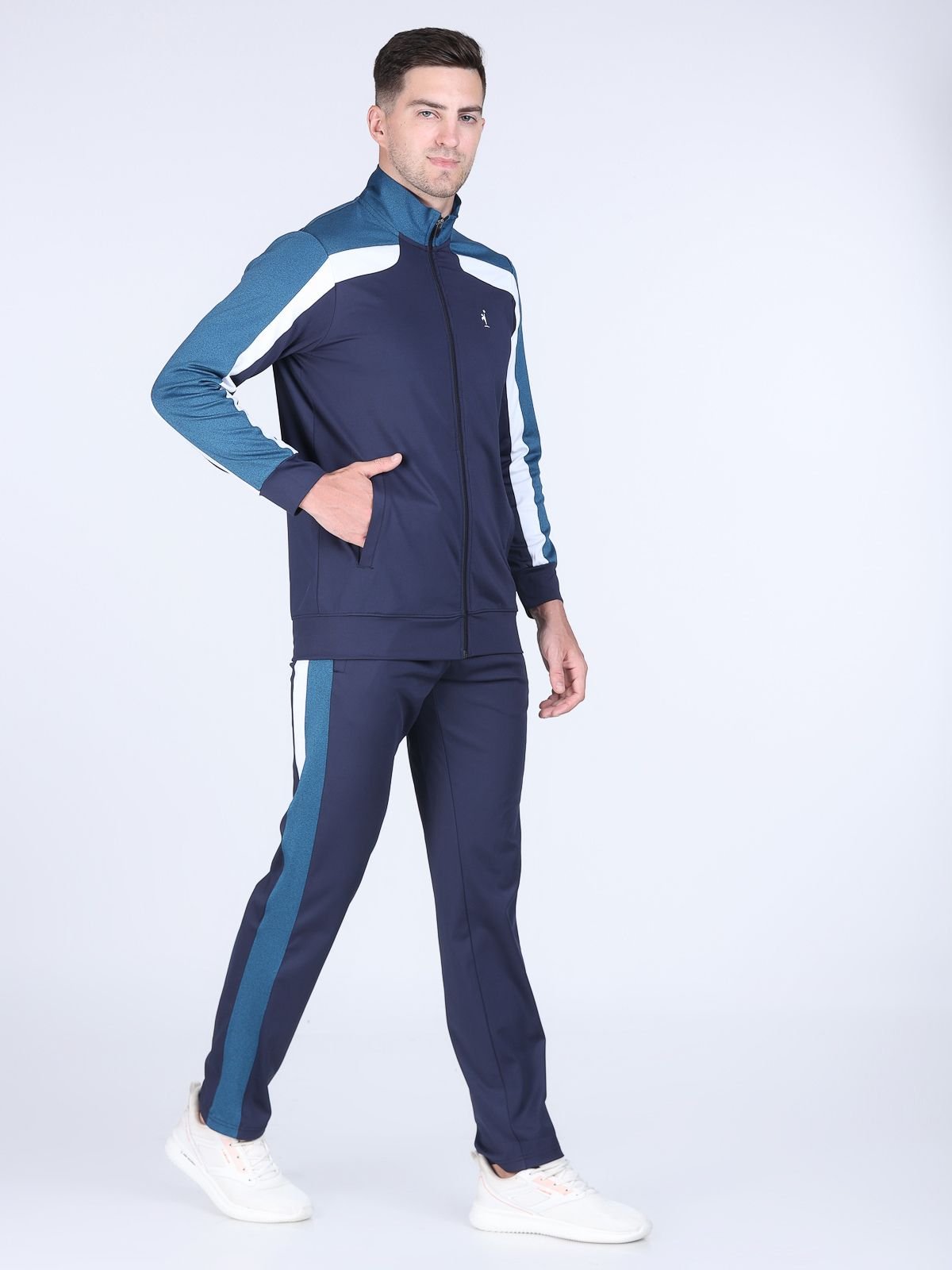 Tracksuit Tri Lycra Navy Blue Best Winter Jogging Wear